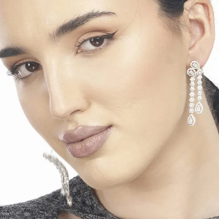 Raindrop Silver Earrings