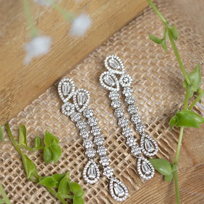 Raindrop Silver Earrings