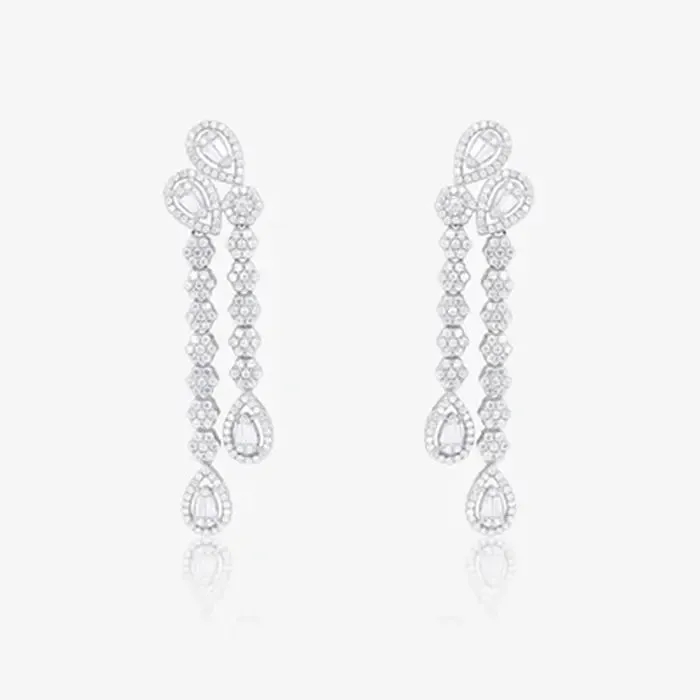Raindrop Silver Earrings