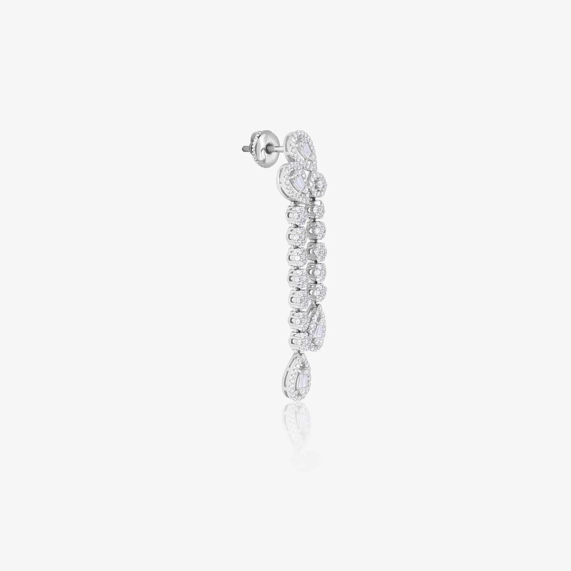 Raindrop Silver Earrings