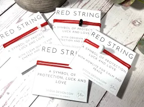 Red Sailing Cord Protection and Lucky Bracelet