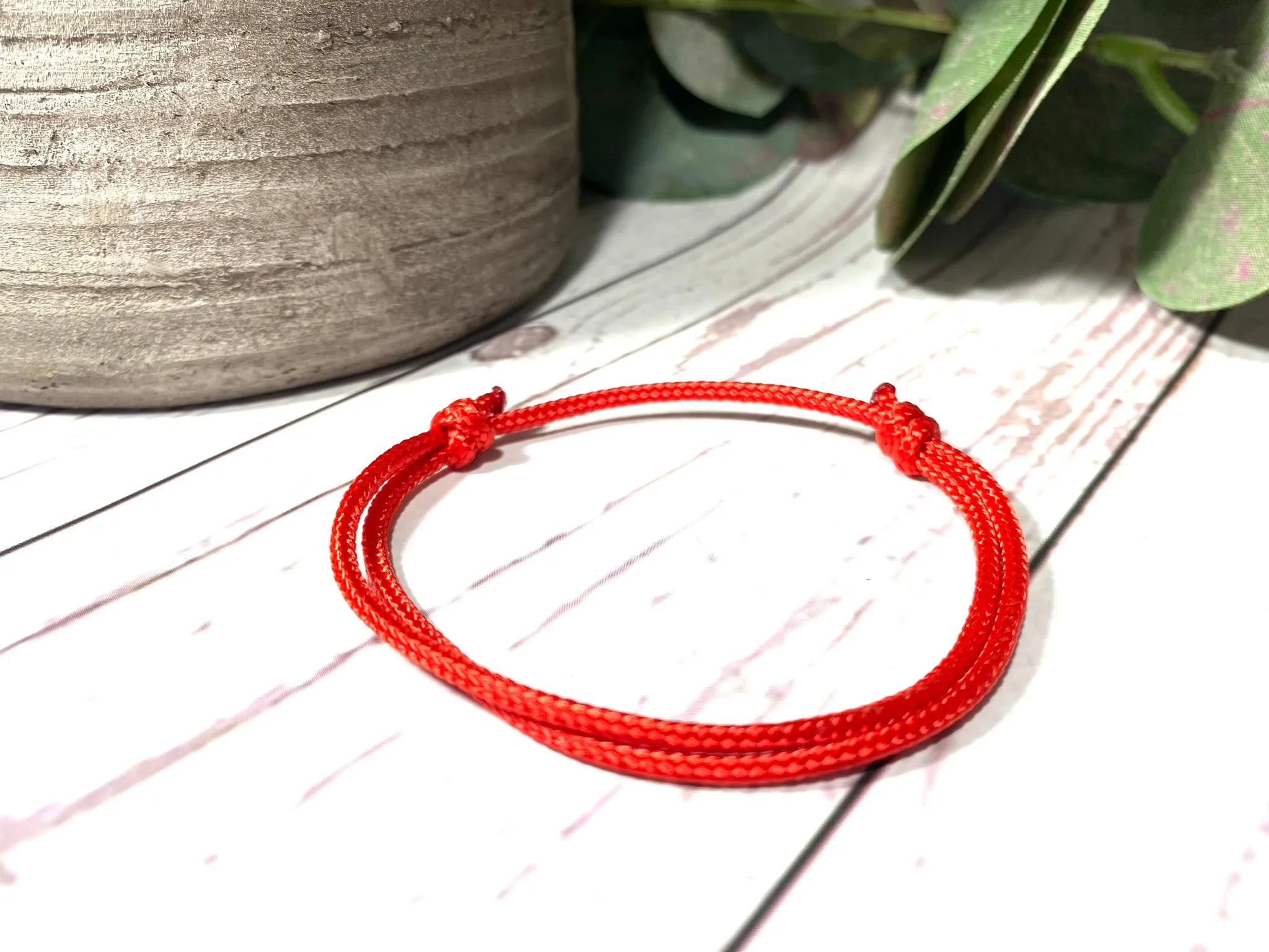 Red Sailing Cord Protection and Lucky Bracelet