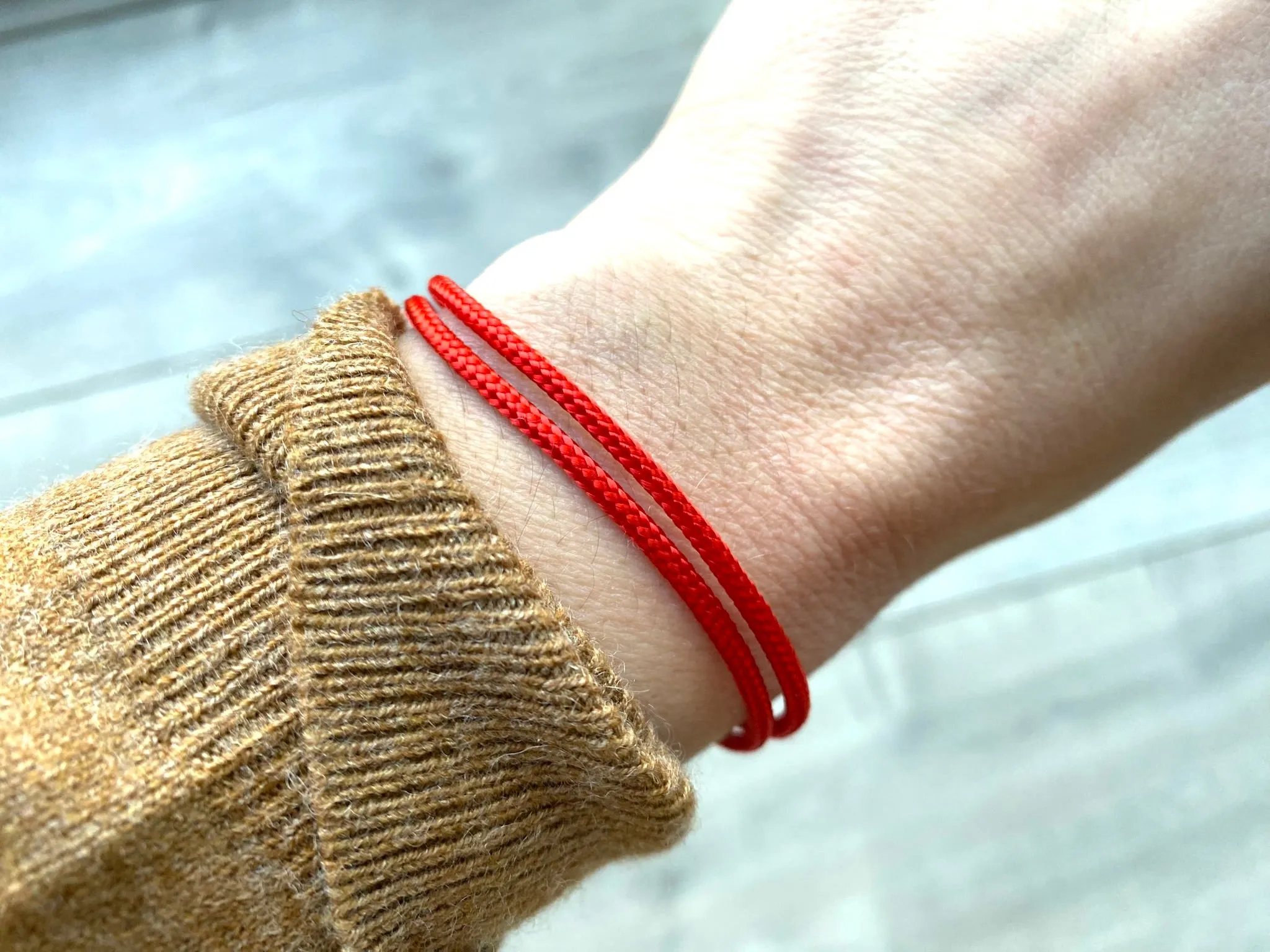 Red Sailing Cord Protection and Lucky Bracelet