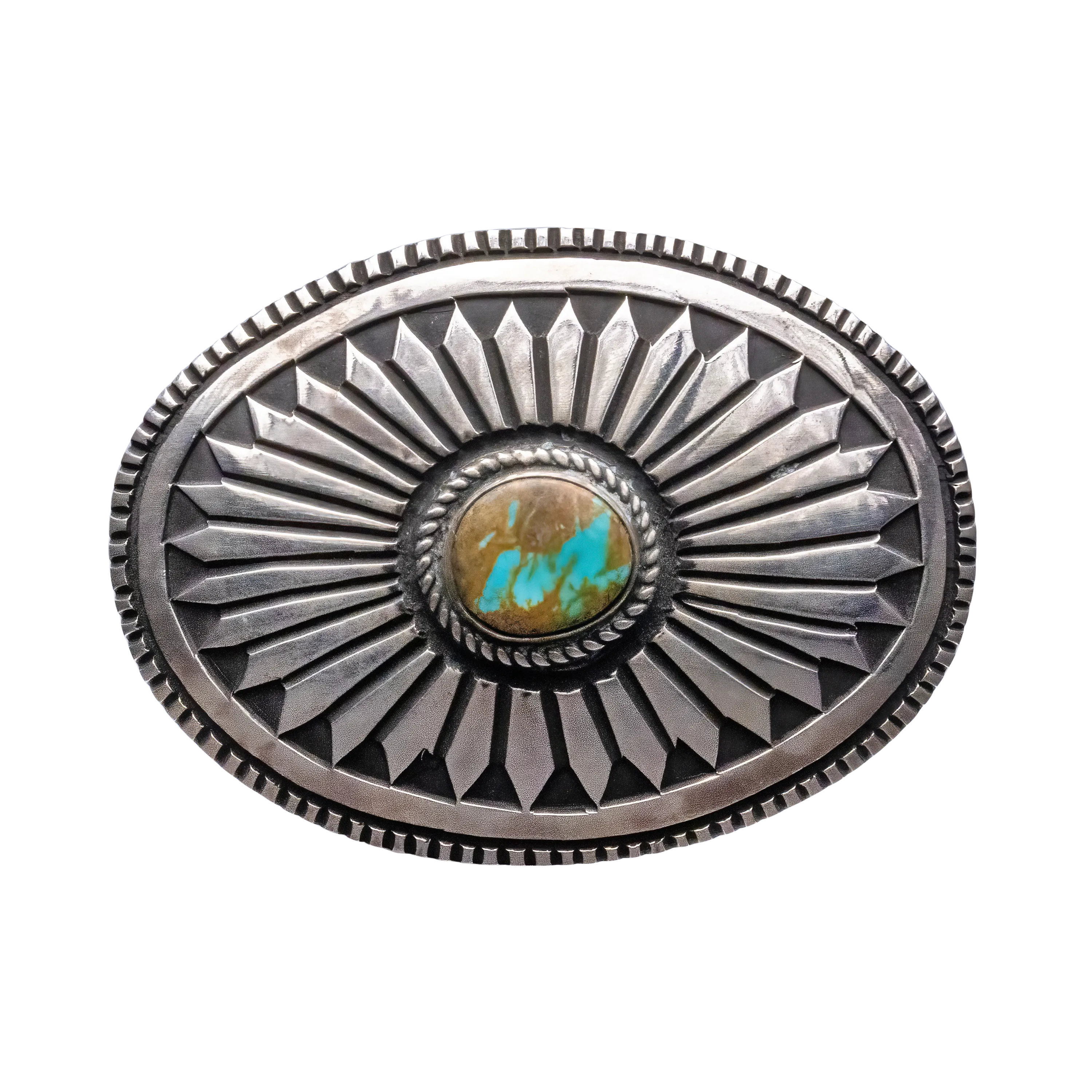 Royston Turquoise Belt Buckle | Elvira Bill