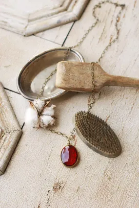 Ruby Red Necklace | 36"
