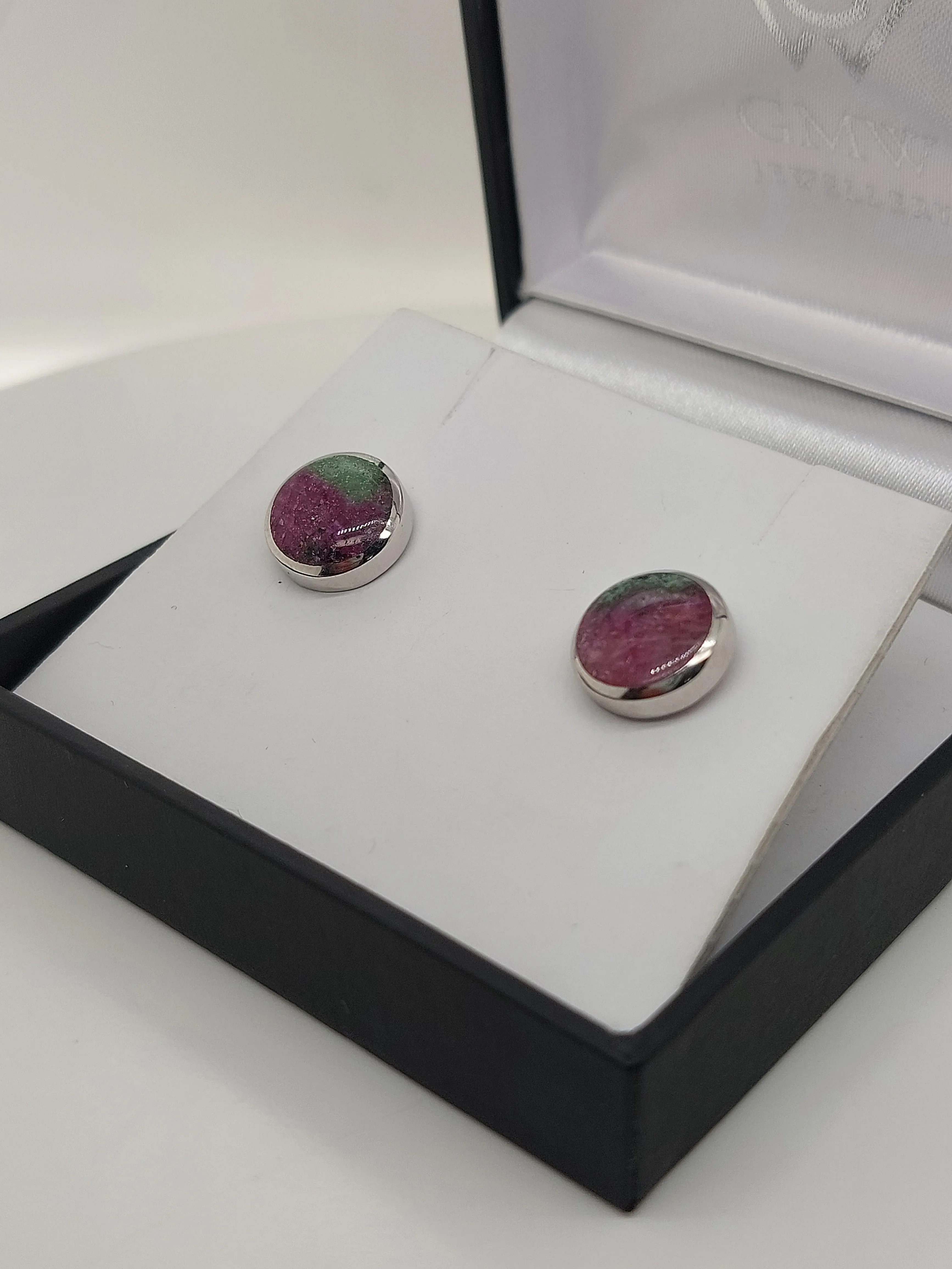 Ruby Zoisite Earrings