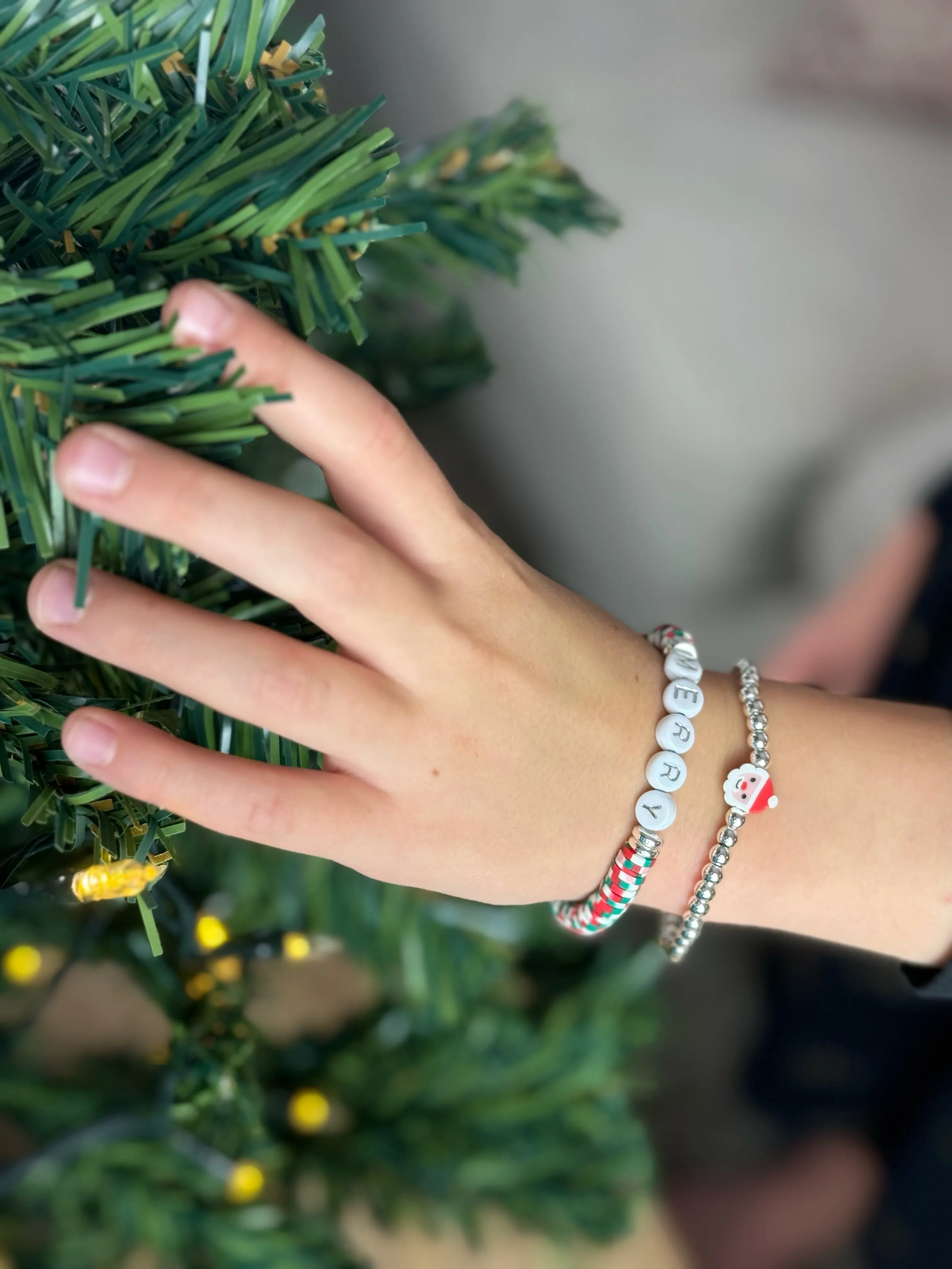 Santa Bracelet {MADE TO ORDER}