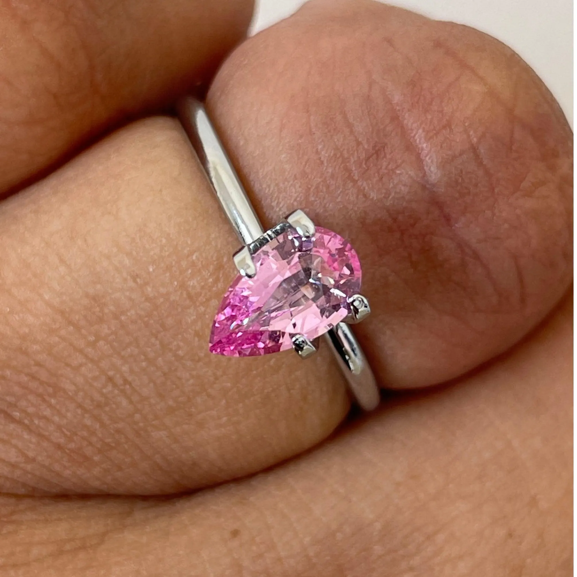 sapphire gemstone jewelry for statement pink sapphire ring natural fancy sapphire bracelets for women. 1.11 Carat Pink Sapphire