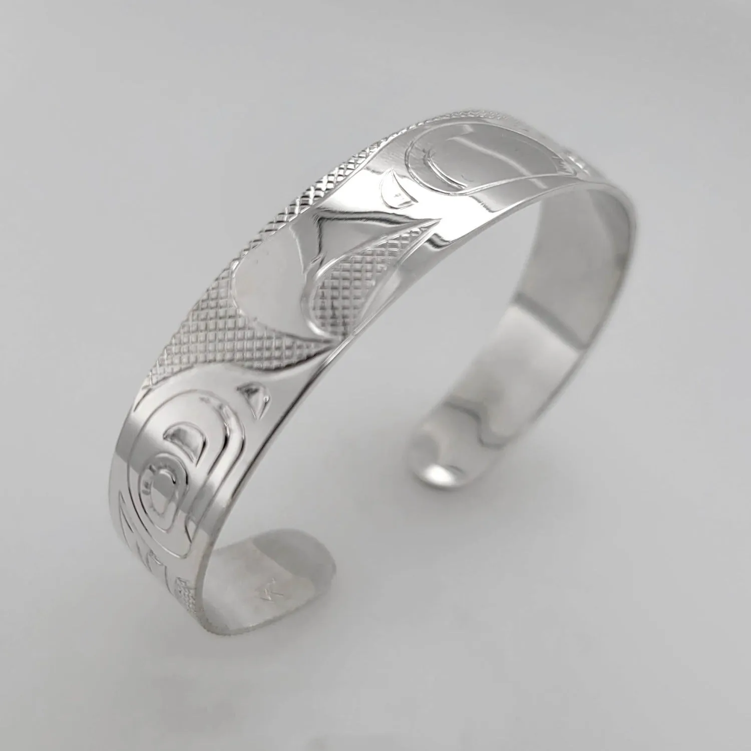 Silver 1/2" Eagle Bracelet