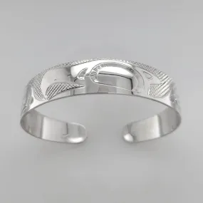Silver 1/2" Eagle Bracelet