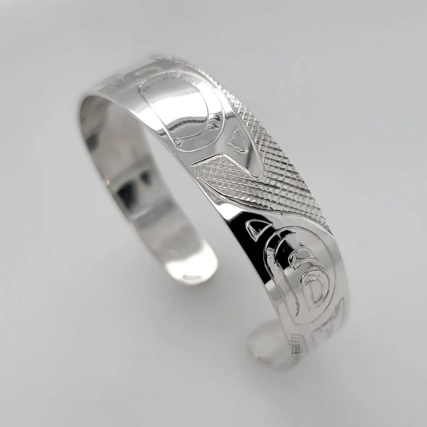 Silver 1/2" Eagle Bracelet