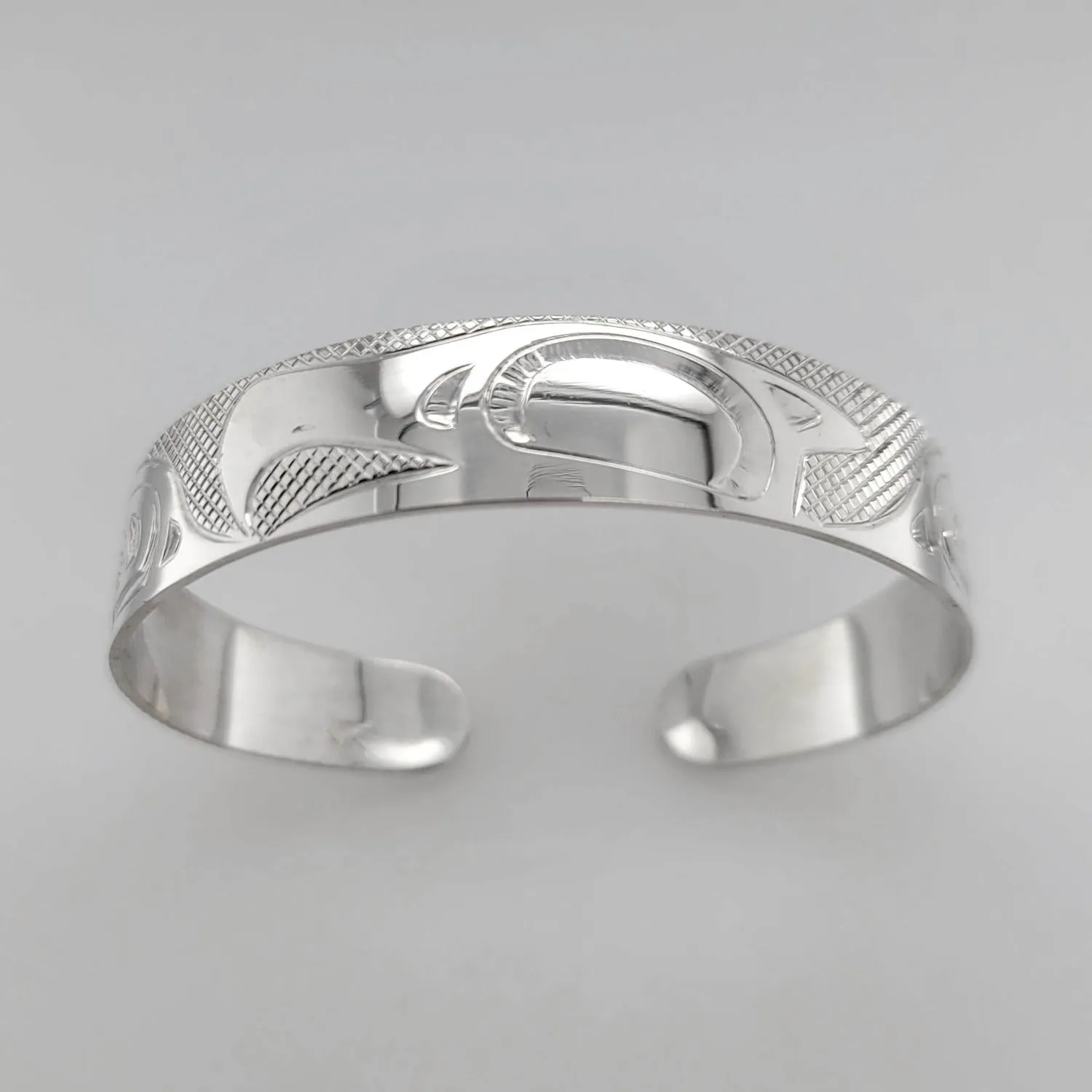 Silver 1/2" Eagle Bracelet