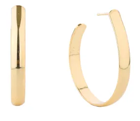 SJE310470 14K Dipped Post Hoop Earrings