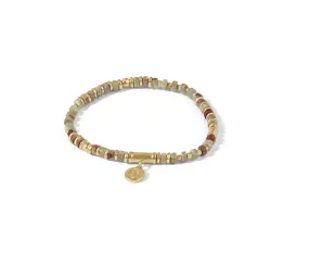 Spartina Natural Disk Stretch Bracelet