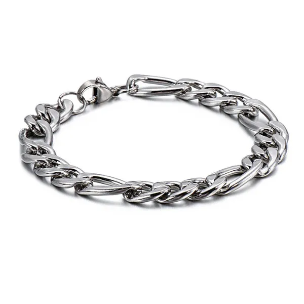 Stainless Steel 10mm Bracelet (Circumference 21cm) 不銹鋼10毫米手鍊 (鍊長 21cm) KJBR16250