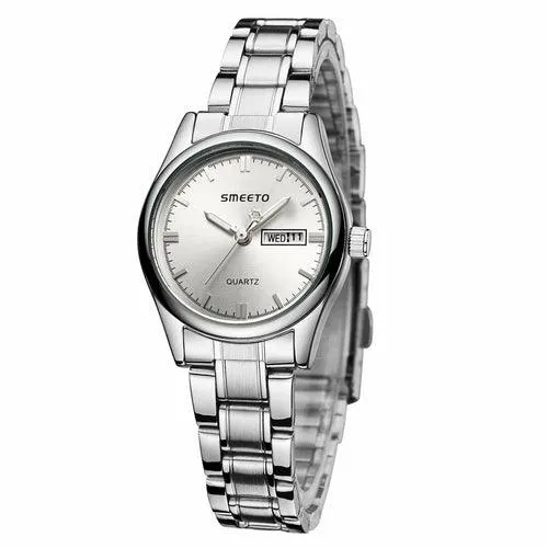 Stainless Steel Strap Watch For Office Ladies