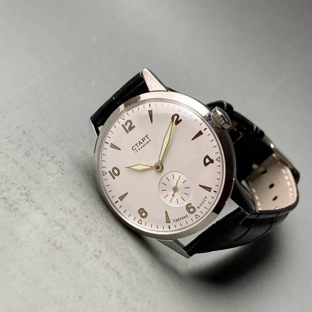Start Watches 1980s Manual Men's Case Diameter 35mm Vintage Watch Male Soviet