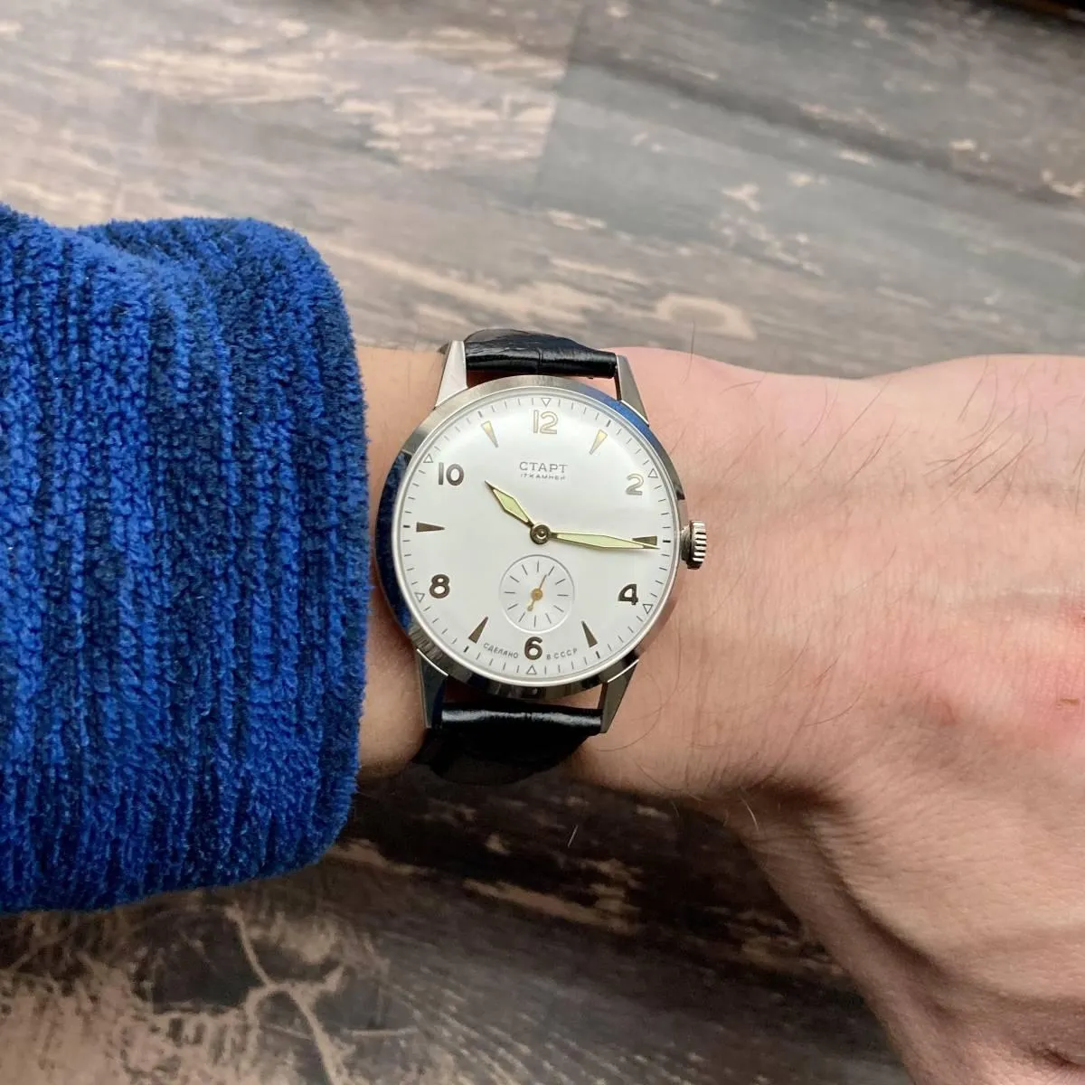 Start Watches 1980s Manual Men's Case Diameter 35mm Vintage Watch Male Soviet