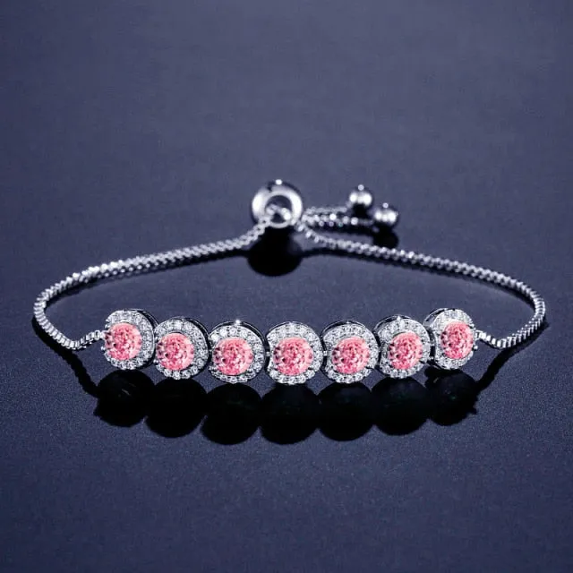 Stylemein - Various Style Bracelet | Red, Blue, White, Green, Yellow Diamond Bracelet