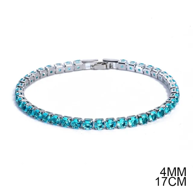 Stylemein - Various Style Bracelet | Red, Blue, White, Green, Yellow Diamond Bracelet