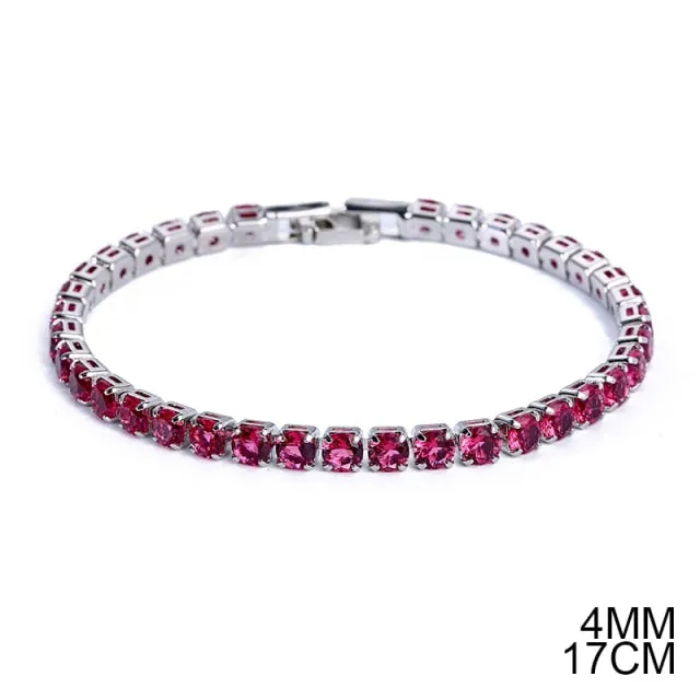 Stylemein - Various Style Bracelet | Red, Blue, White, Green, Yellow Diamond Bracelet