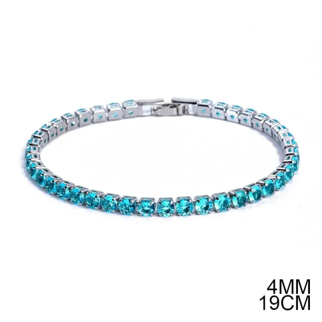 Stylemein - Various Style Bracelet | Red, Blue, White, Green, Yellow Diamond Bracelet