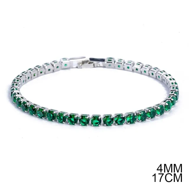 Stylemein - Various Style Bracelet | Red, Blue, White, Green, Yellow Diamond Bracelet