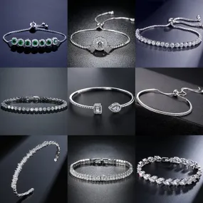 Stylemein - Various Style Bracelet | Red, Blue, White, Green, Yellow Diamond Bracelet