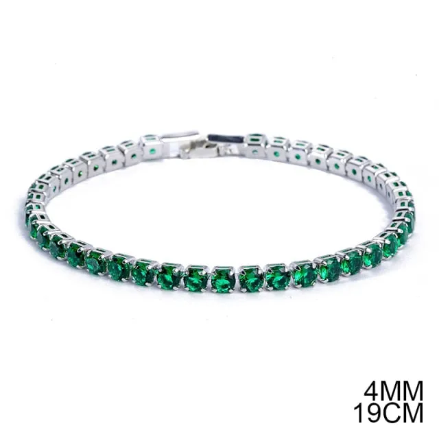 Stylemein - Various Style Bracelet | Red, Blue, White, Green, Yellow Diamond Bracelet