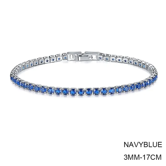 Stylemein - Various Style Bracelet | Red, Blue, White, Green, Yellow Diamond Bracelet