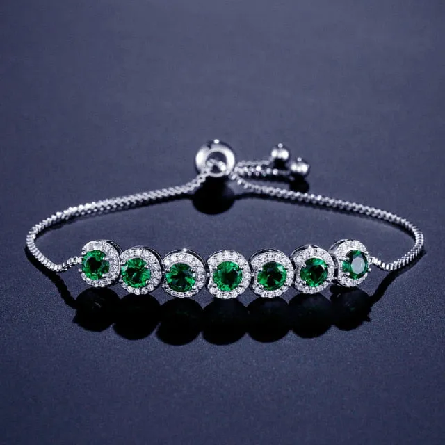 Stylemein - Various Style Bracelet | Red, Blue, White, Green, Yellow Diamond Bracelet
