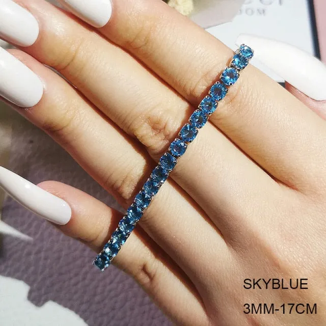 Stylemein - Various Style Bracelet | Red, Blue, White, Green, Yellow Diamond Bracelet