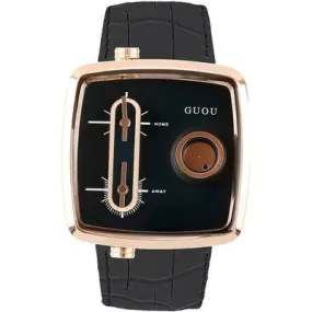 TEEK - Time of Man Double Quartz Square Wristwatch