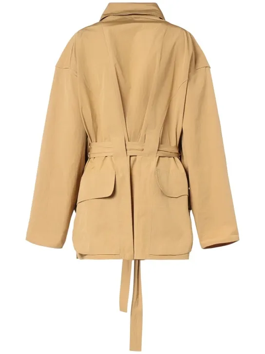 The Row   Pierrick papery technic belted jacket 