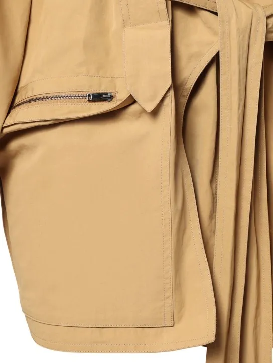 The Row   Pierrick papery technic belted jacket 