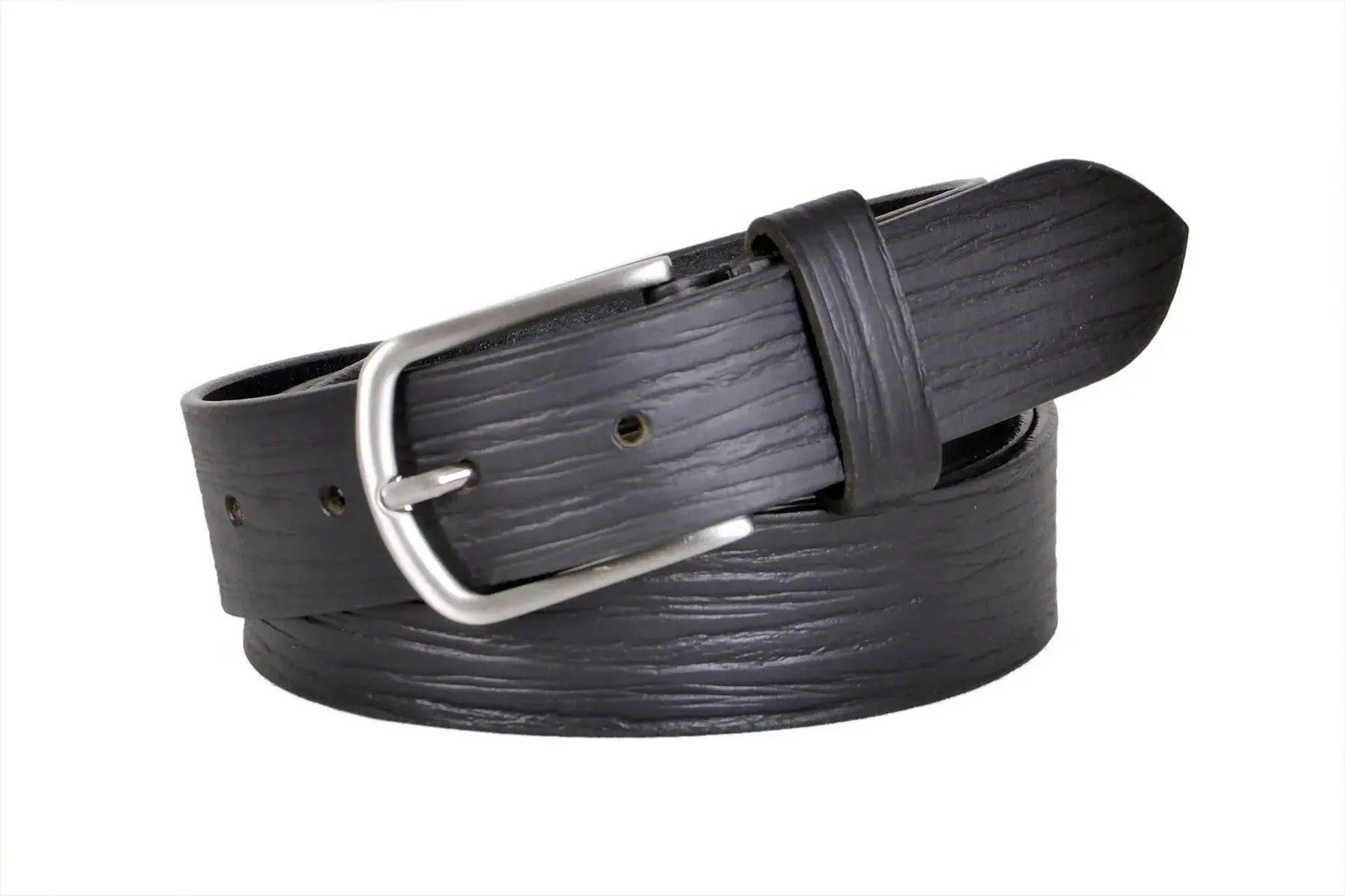 TLP Leather Belt for Men Colour - Black (SKU BELT-10002)