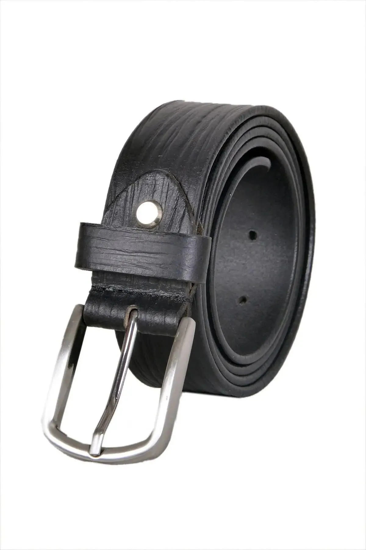 TLP Leather Belt for Men Colour - Black (SKU BELT-10002)