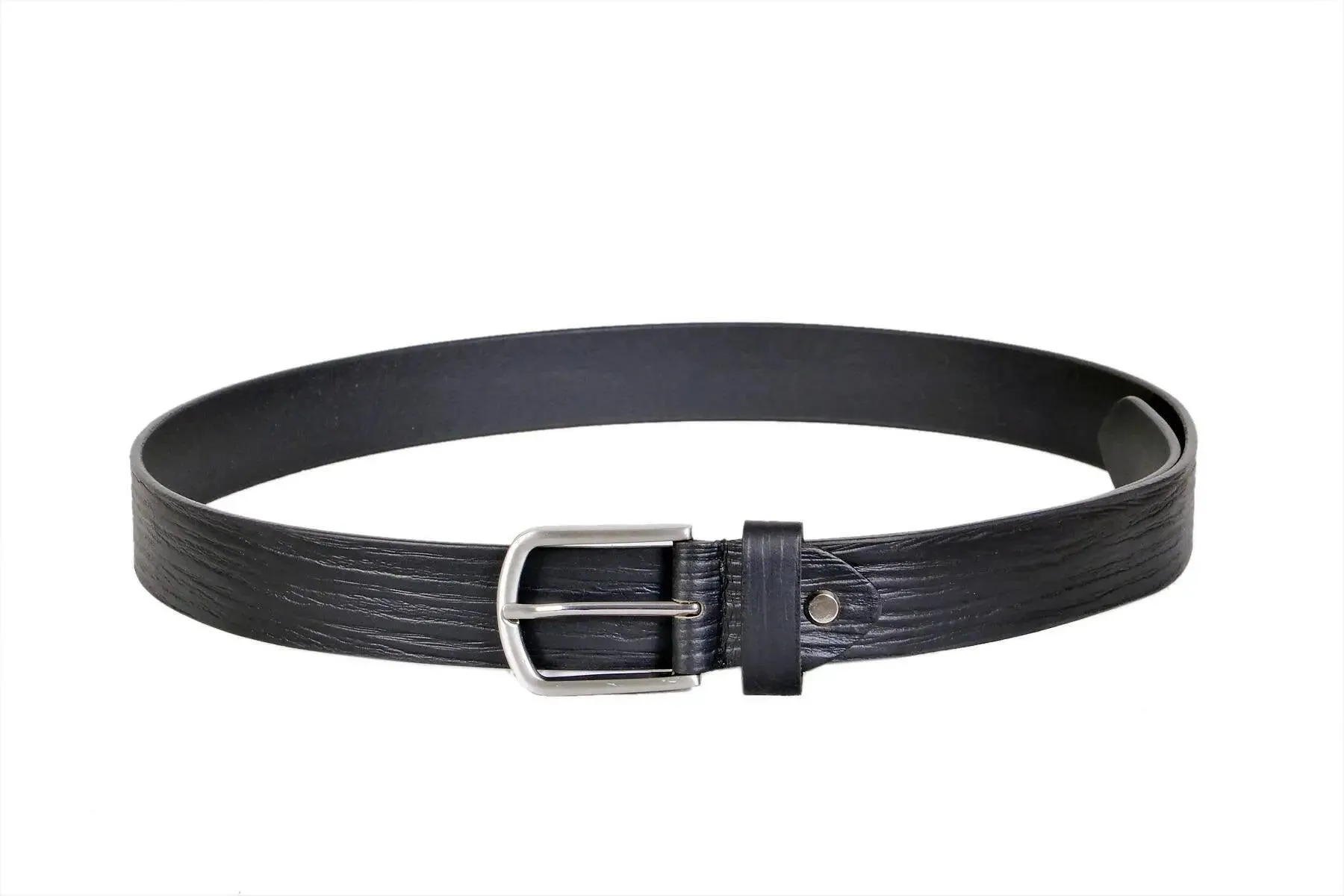 TLP Leather Belt for Men Colour - Black (SKU BELT-10002)