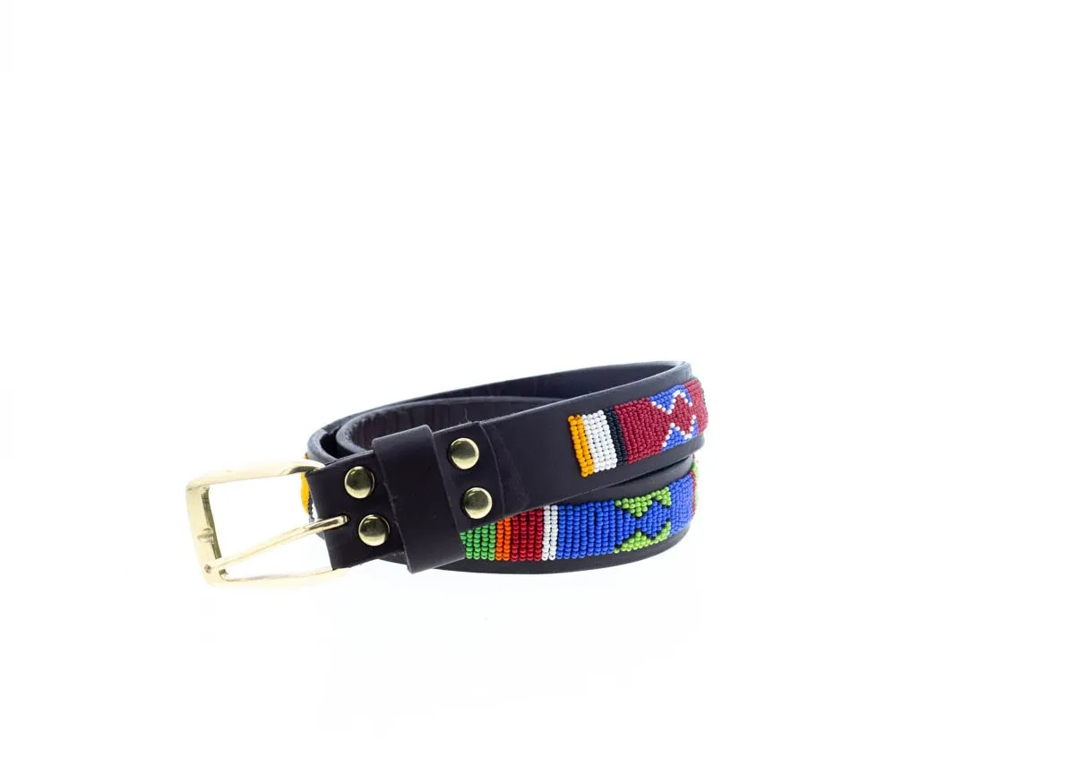 Turkana Leather Belt