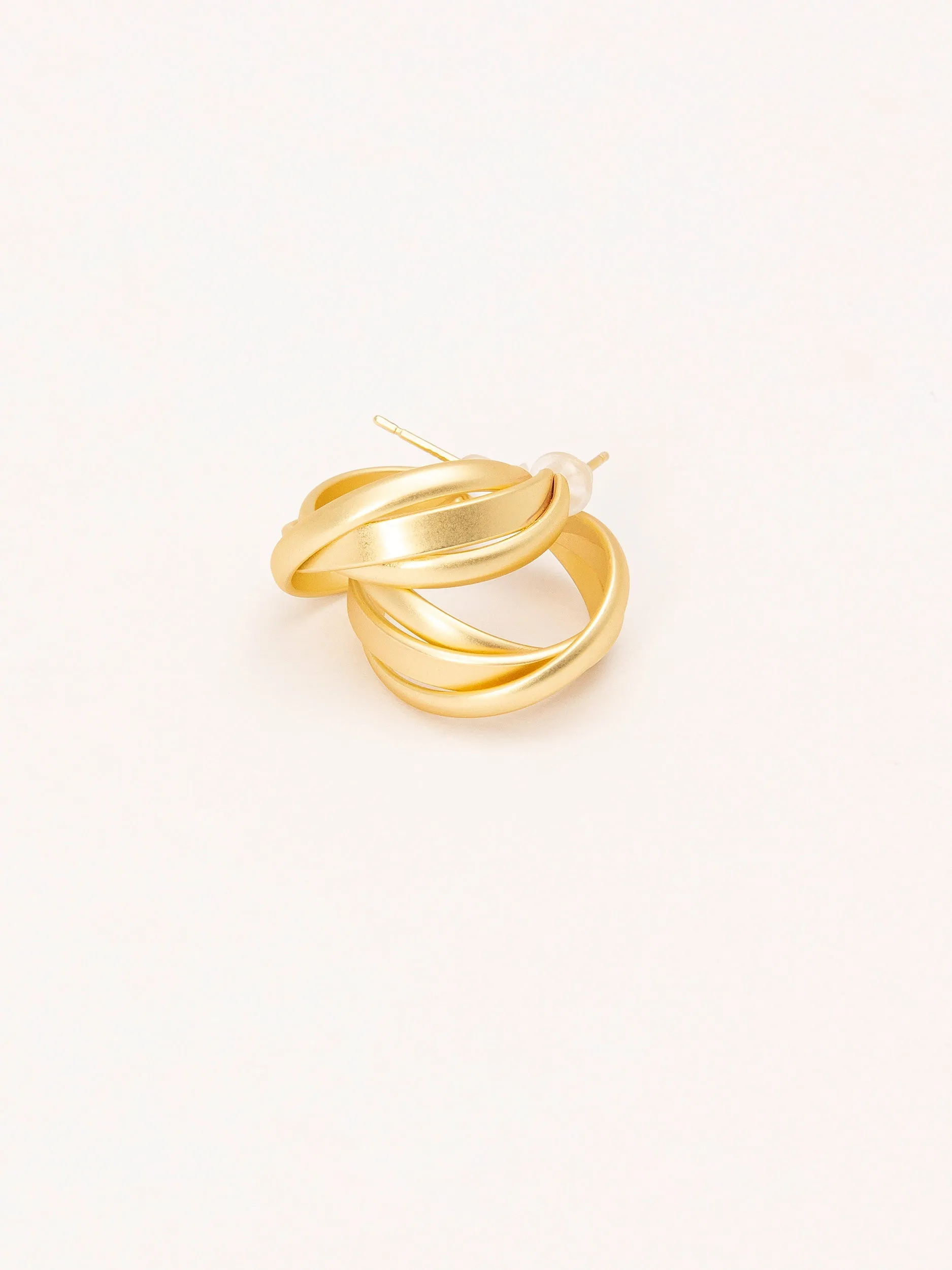 Twist C-Hoop Earrings