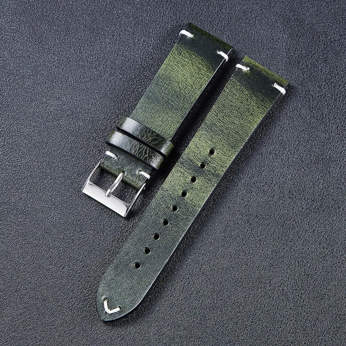 Vintage Oiled Leather Watch Straps Compatible with the Xiaomi Redmi Watch 2 & Redmi Watch 2 Lite