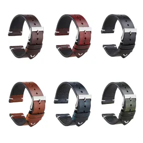 Vintage Oiled Leather Watch Straps Compatible with the Xiaomi Redmi Watch 2 & Redmi Watch 2 Lite