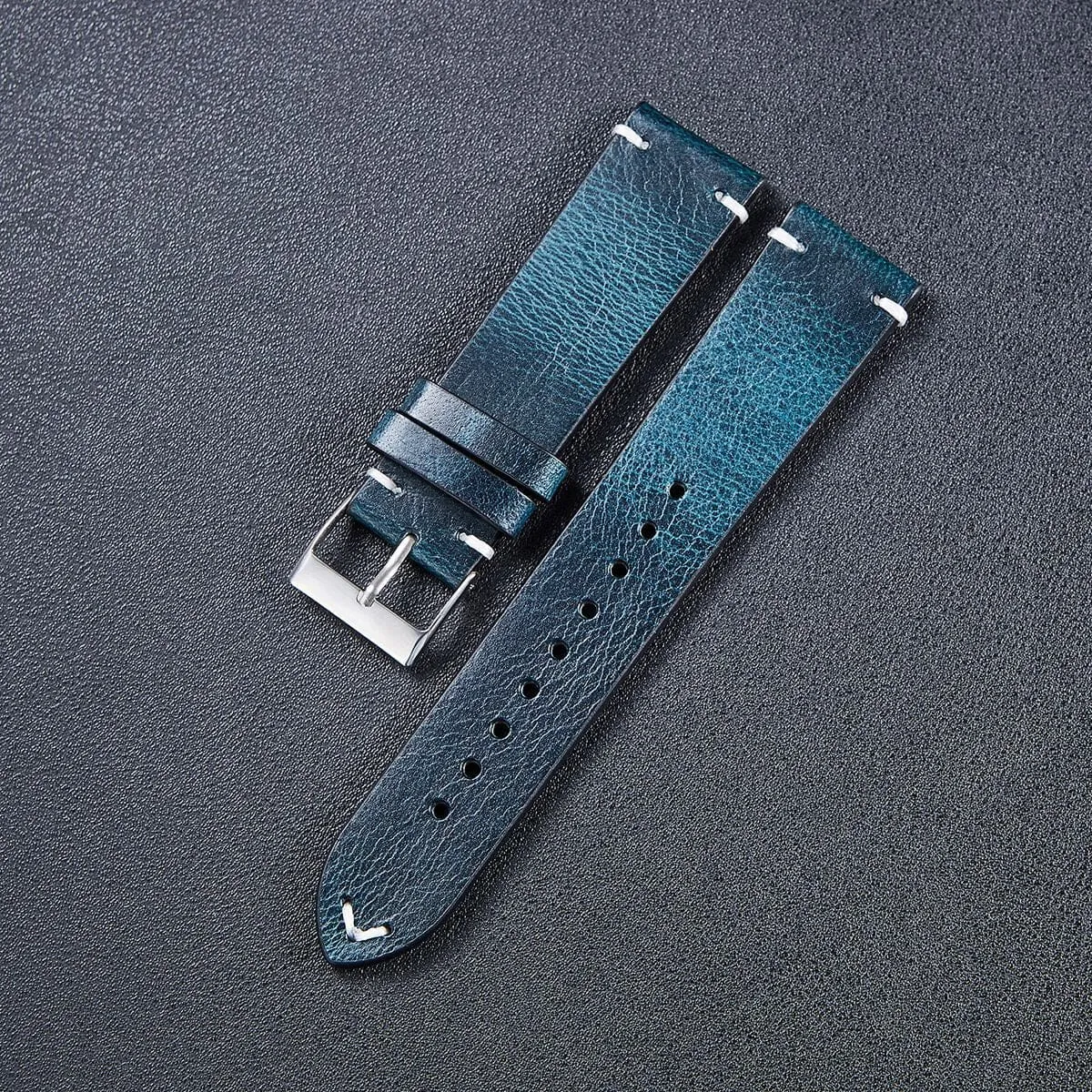 Vintage Oiled Leather Watch Straps Compatible with the Xiaomi Redmi Watch 2 & Redmi Watch 2 Lite