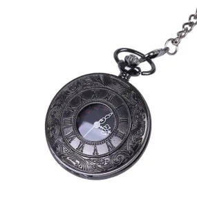Waist Chain Quartz Pocket Watch Roman Style Hollow-out Old Watch Classic Retro Old-Fashioned Pocket Watch